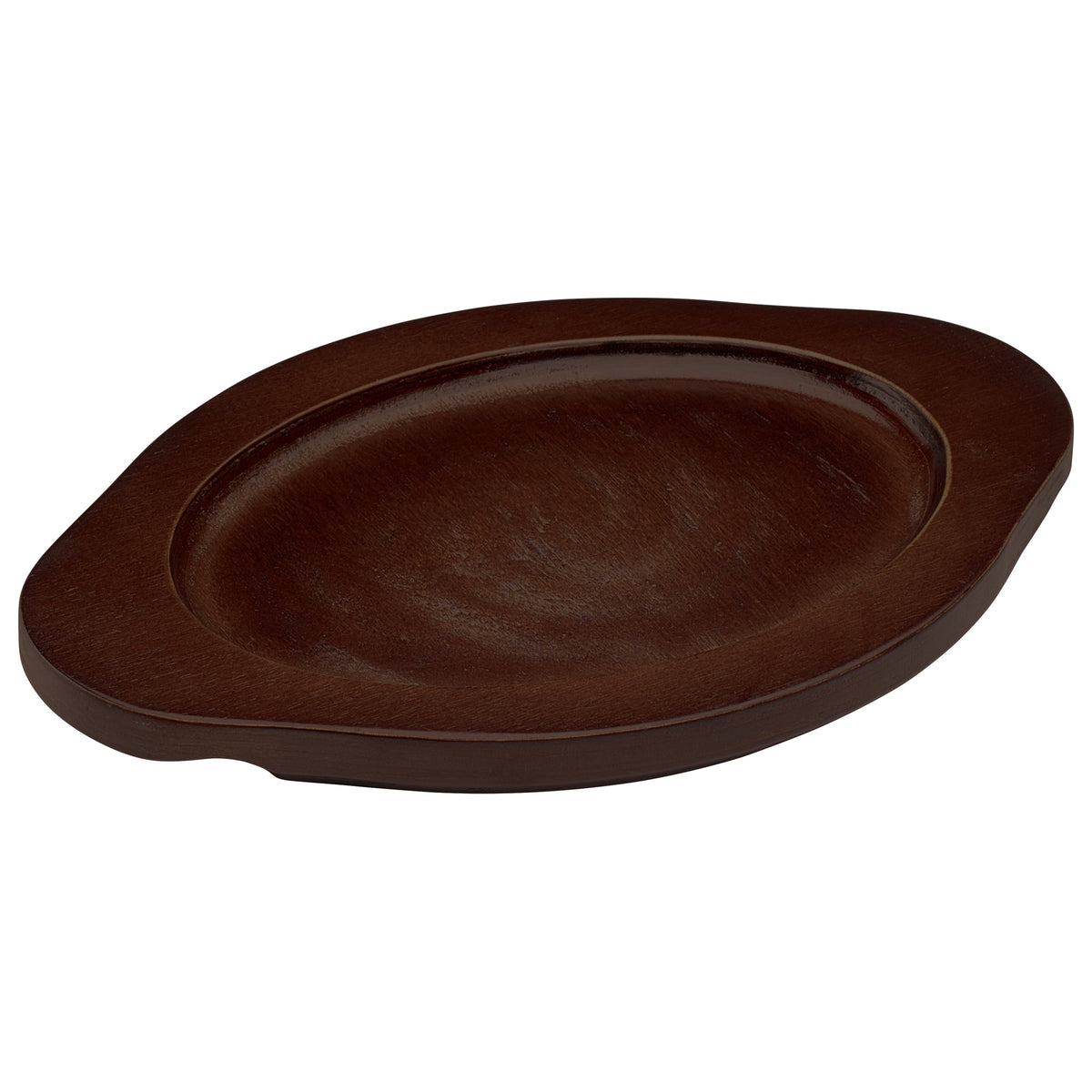 Winco CASM-7OUL Oval 7 1/2" x 9 3/4" Wood Underliner for CASM-7O