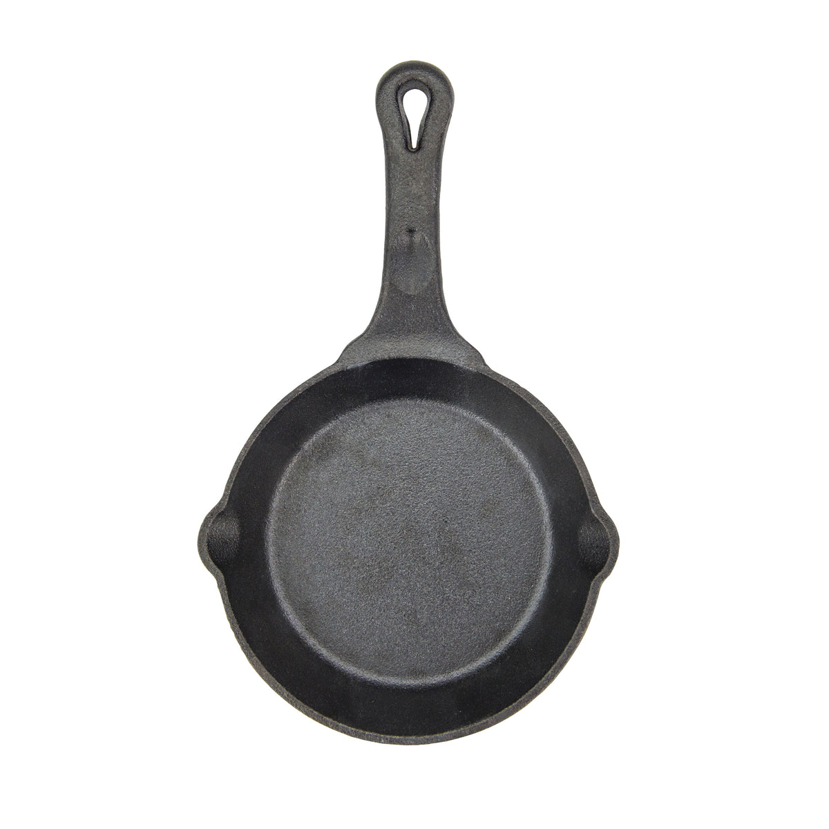 Winco CAST-6 FireIron 6" Pre-Seasoned Induction Ready Cast Iron Skillet
