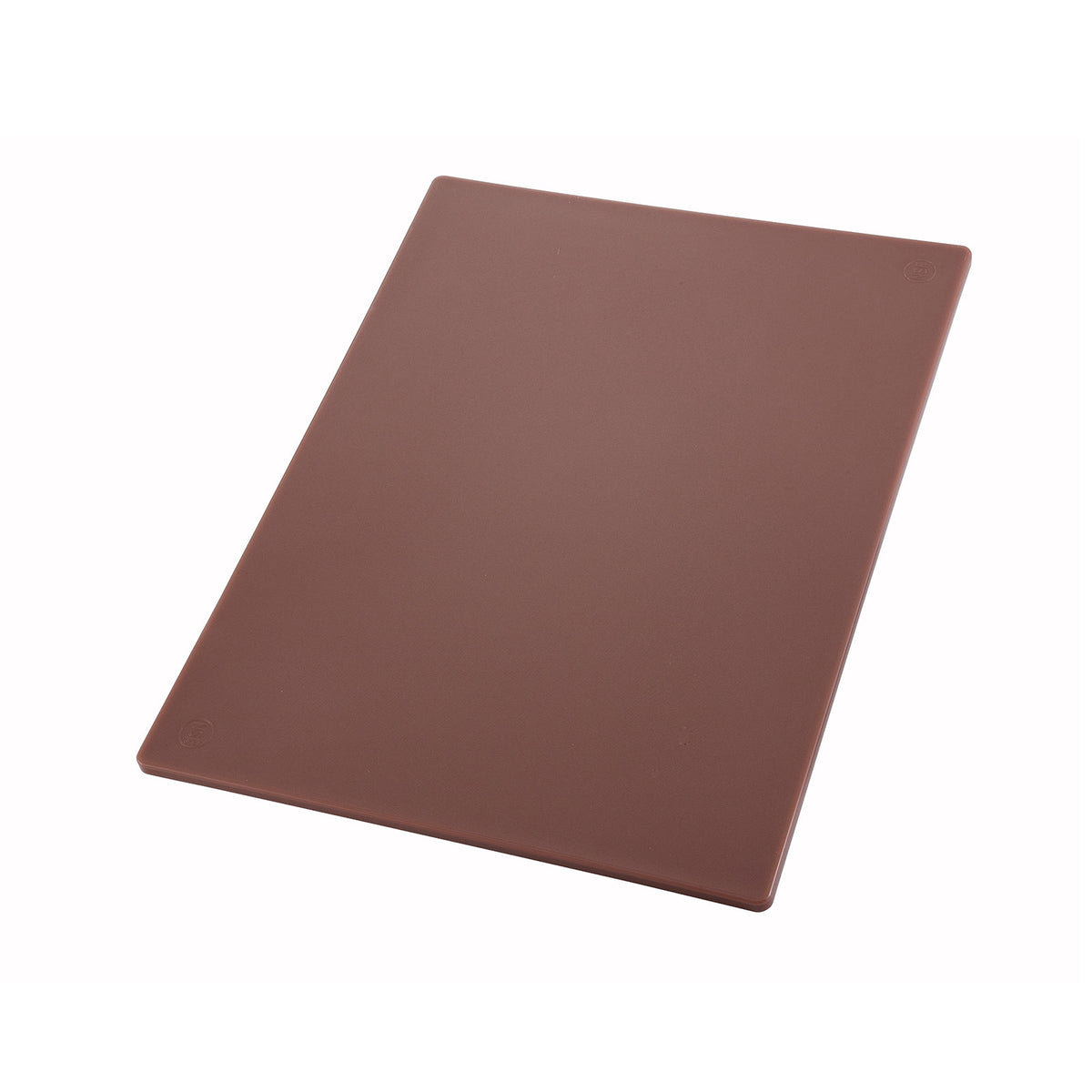 Winco CBBN-1520 Polyethylene Cutting Board, Brown - 20" x 15" x 1/2"