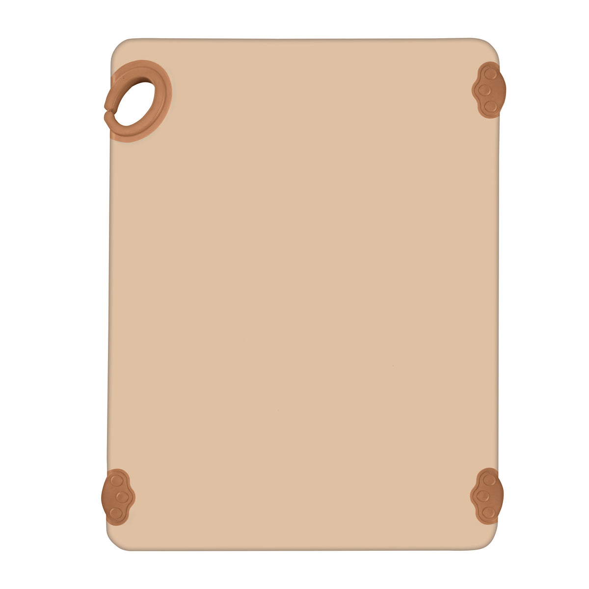 Winco CBK-1520BN Brown StatikBoard Co-Polymer Plastic Cutting Board - 15" x 20" x 1/2"
