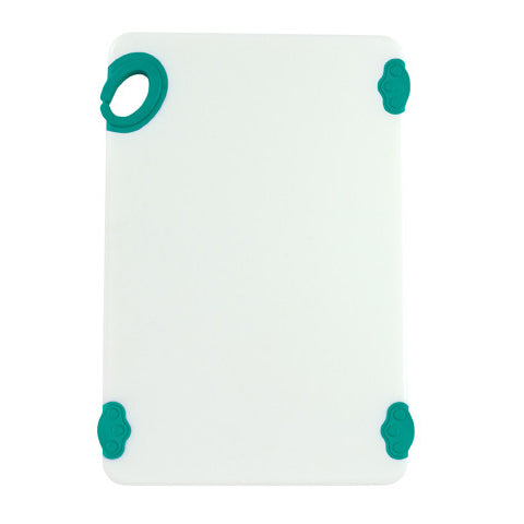 Winco CBN-1218GR Green StatikBoard Co-Polymer Plastic Cutting Board - 12" x 18" x 1/2"