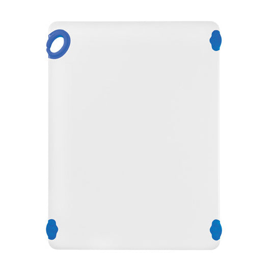 Winco CBN-1824BU Blue StatikBoard Co-Polymer Plastic Cutting Board - 18" x 24" x 1/2"
