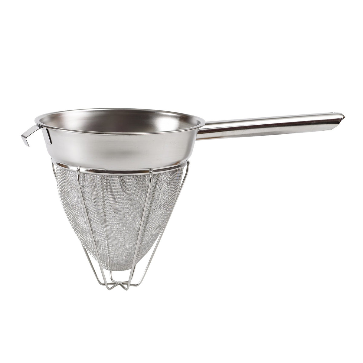 Winco CCB-8R 8" Bouillon Strainer, Extra Fine Mesh, Reinforced, Hollow Handle | stainless steel