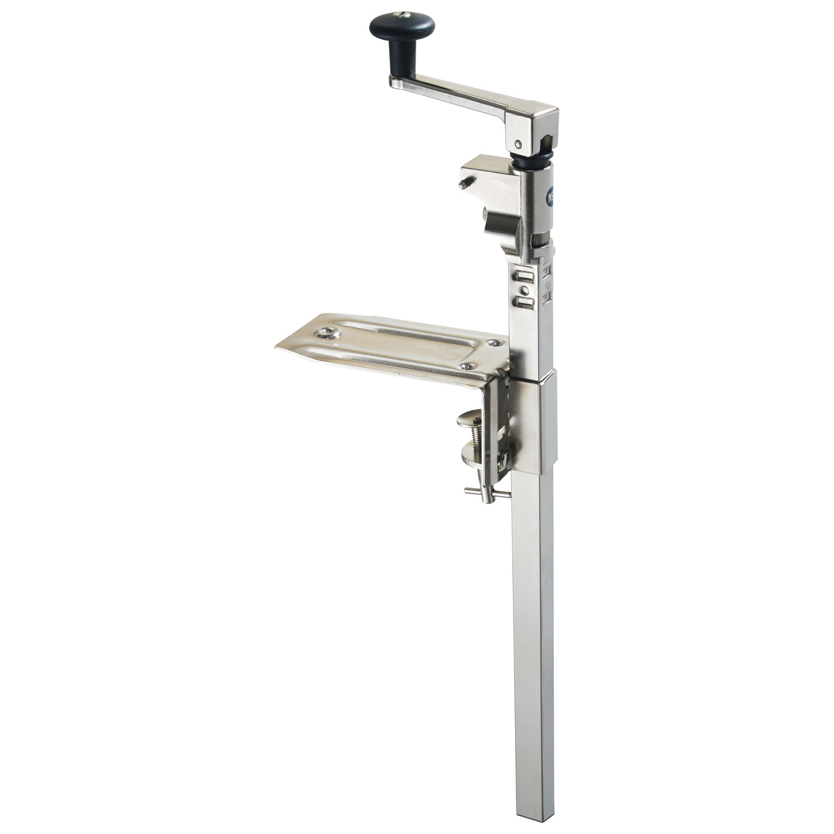 Winco CO-3N Table-Mount Manual Can Opener w/ Dual-Sided Tempered Knife Blade | 6.44" Wide