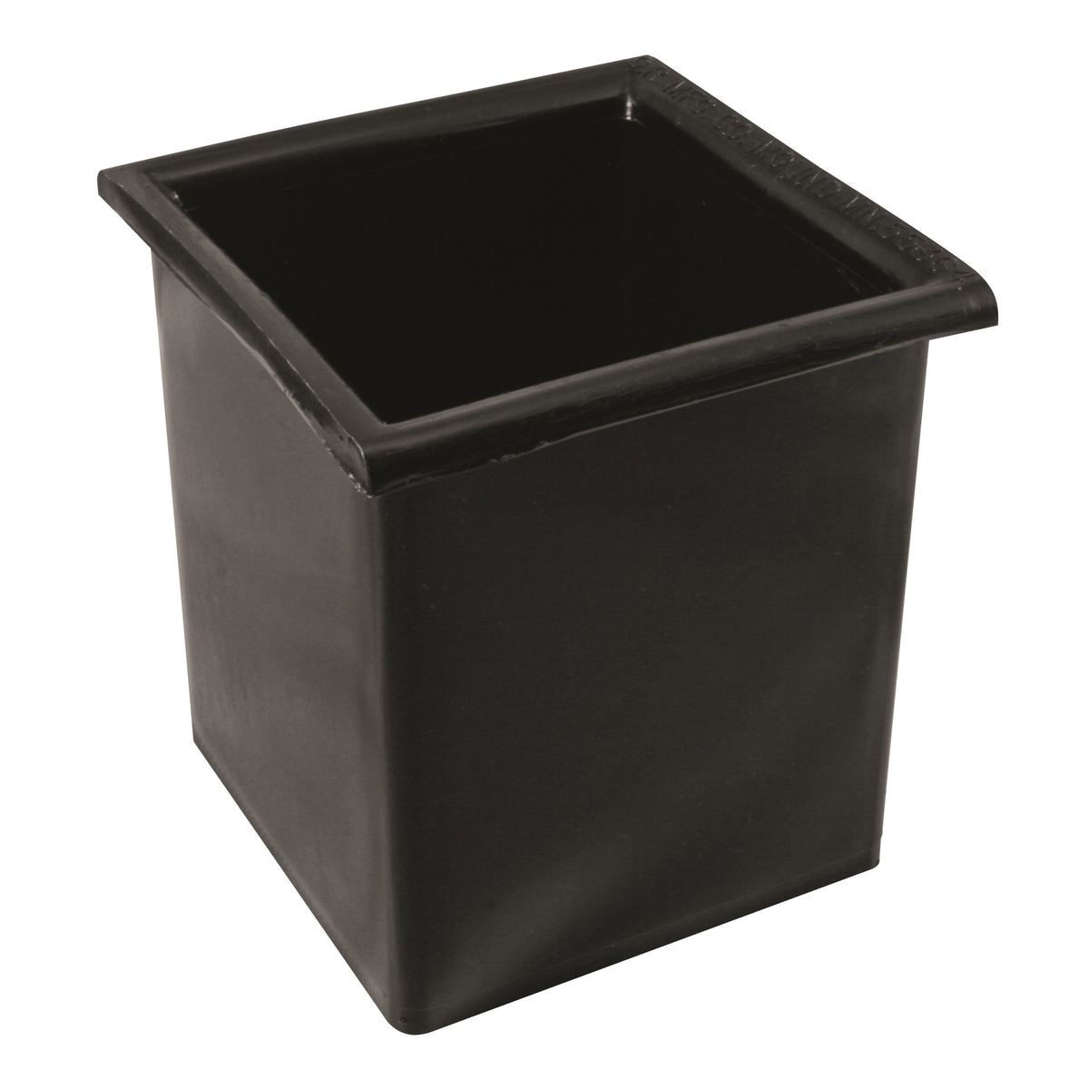 Winco CR-2401 Bar Maid Bottle Well,Square Black Polyethylene Holder/Aluminum Housing - Polypropylene