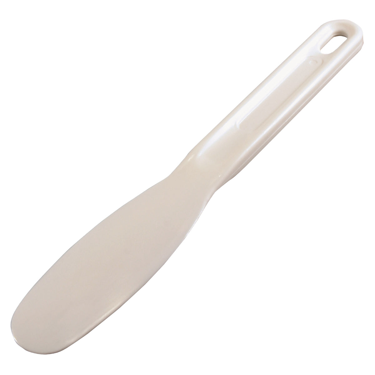 Winco CR-925 Bar Maid Spreader, Short Handle, 7.75" White Nylon, 12/Pack
