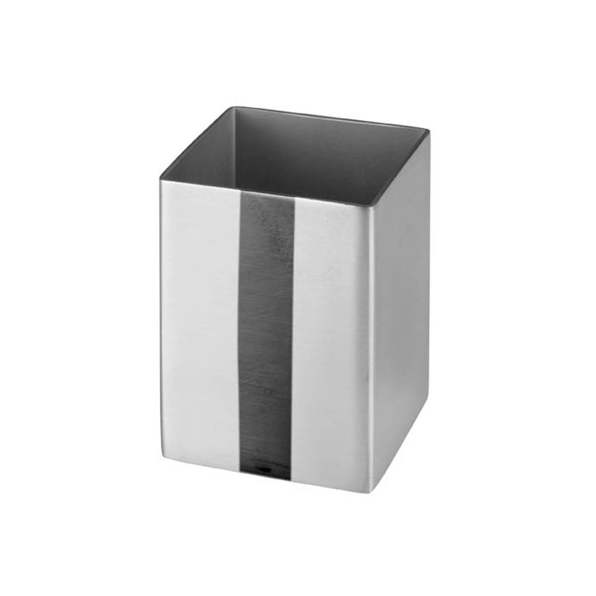 Winco DDSG-301S Round and Square Stainless Steel Sugar Packet Holder Set