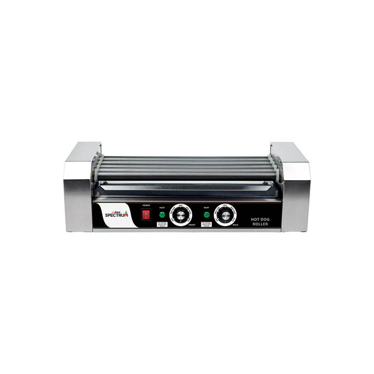 Winco EHDG-5R Spectrum RollsRight Commercial Roller Grill w/ 12 Hot Dogs Capacity | 23" Wide