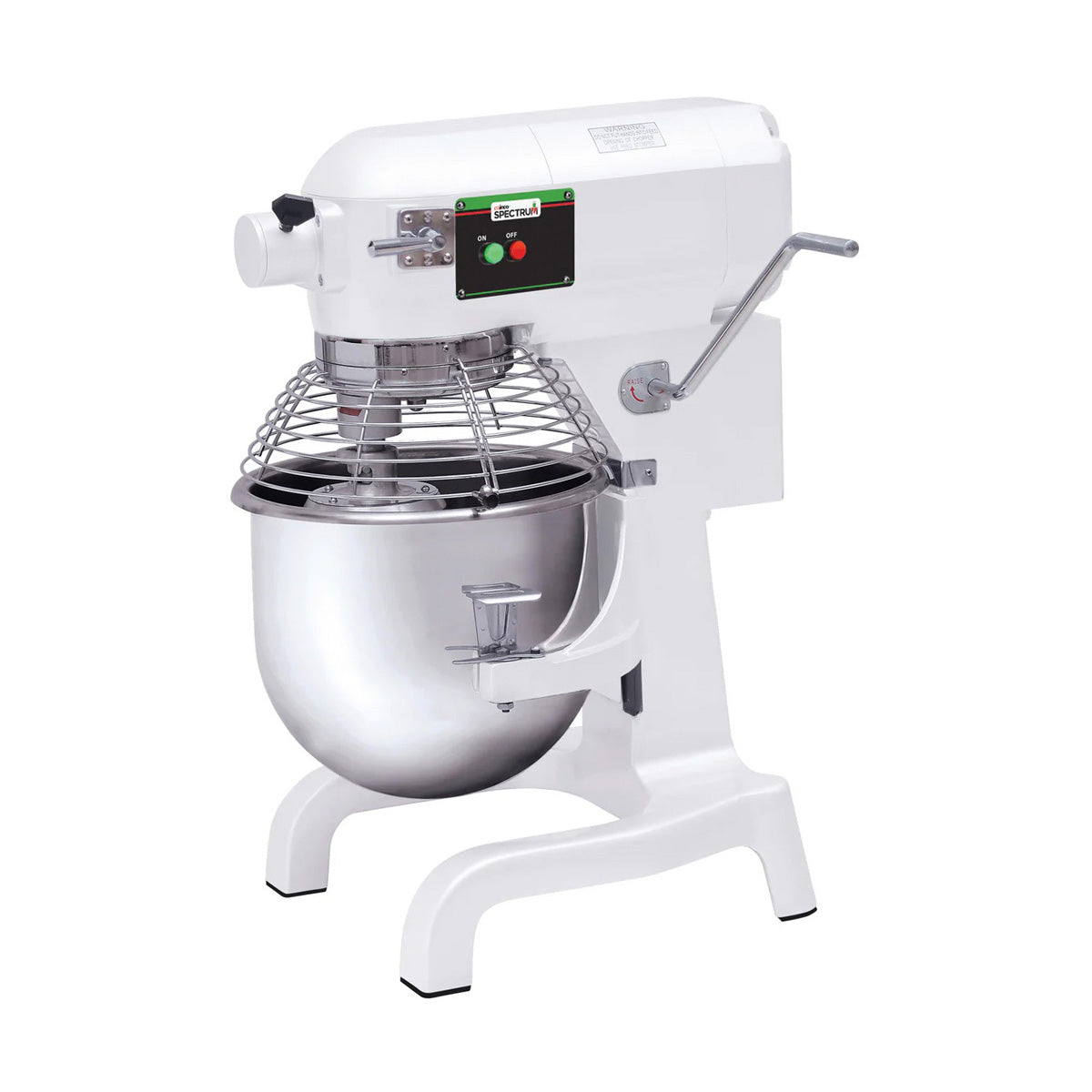 Winco EMP-20 Spectrum 20 Qt Floor Planetary Mixer, #12 Hub, 3-Speed, 1-1/2 HP | 19.88" Wide