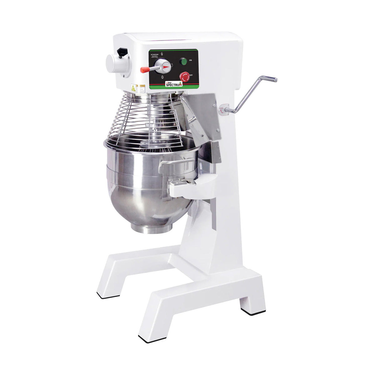 Winco EMP-30 Spectrum 30 Qt Floor Planetary Mixer, #12 Hub, 3-Speed, 2 HP | 23.81" Wide