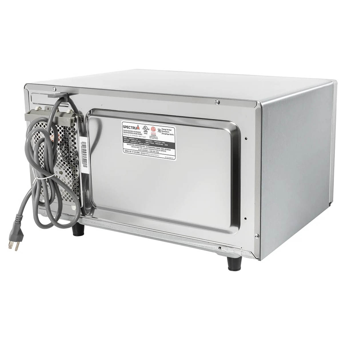 Winco EMW-1000ST 1000-Watt Commercial Microwave Oven w/ 0.9 cu ft Capacity, Touch Control | 0.9 - 1.1 cu. ft. capacity