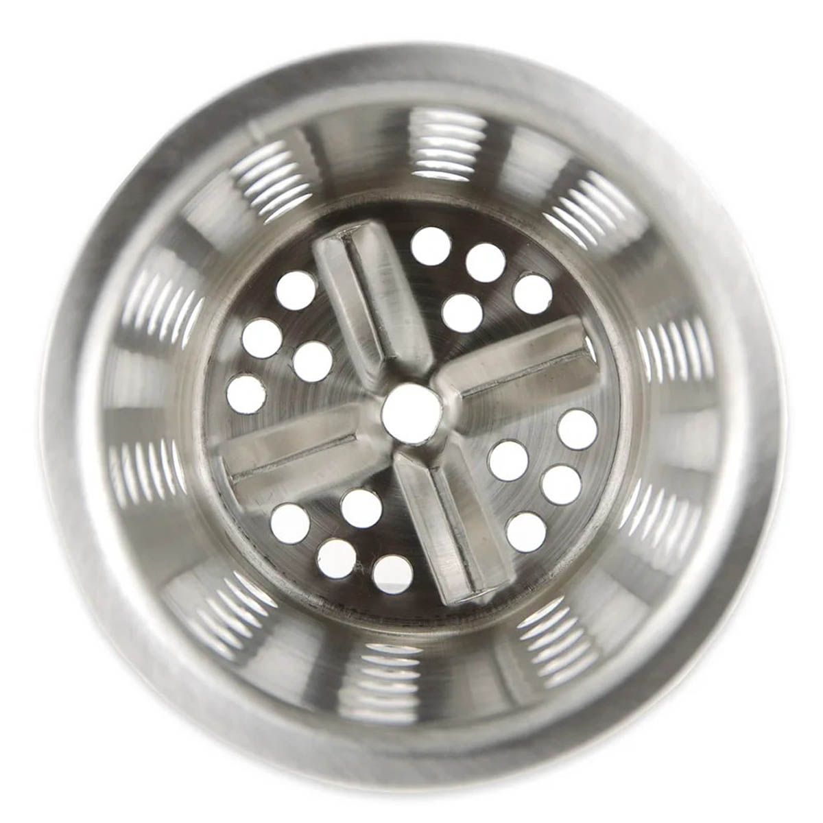 Winco FC-SS Stainless Steel Perforated Flatware Cylinder, 5-1/8"H