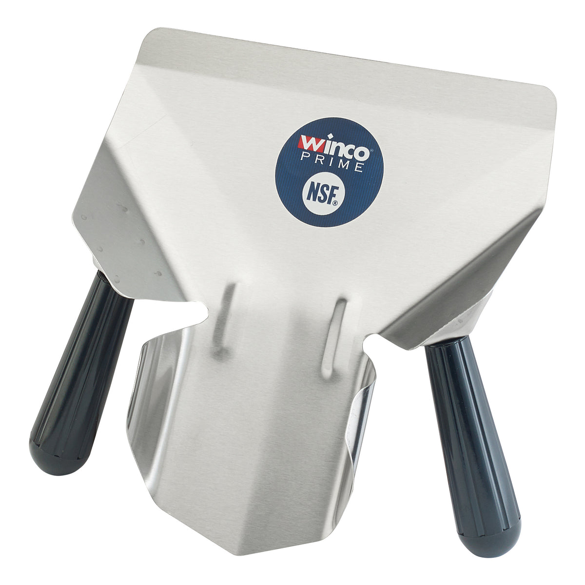 Winco FFBN-2 Stainless Steel French Fryer Bagger, Dual Handles, Black Bakelite Handle | 0" Wide