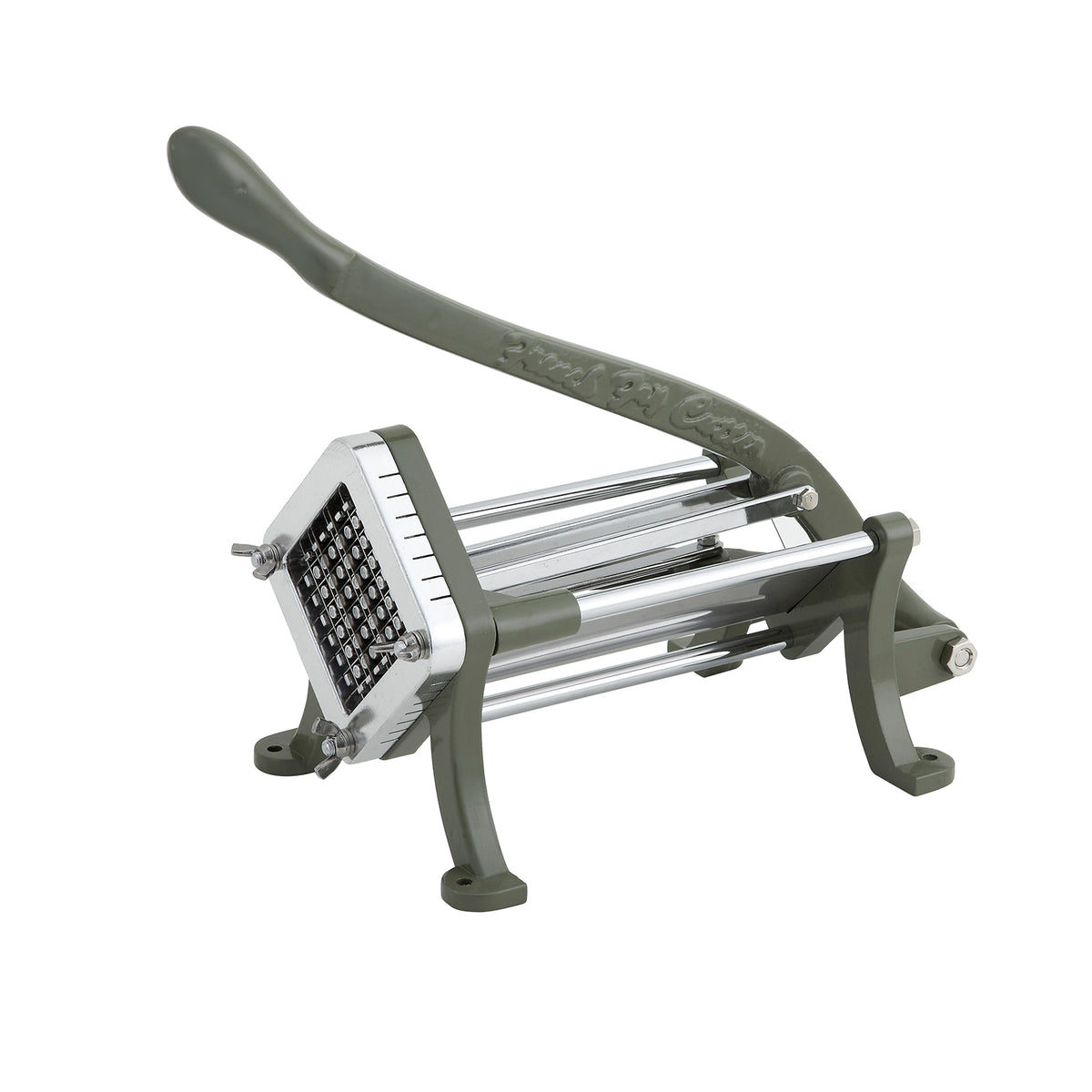 Winco FFC-250 1/4" Square Cut French Fry Cutter, Cast Iron Body, Stainless Steel Blade, Ergonomic Handle