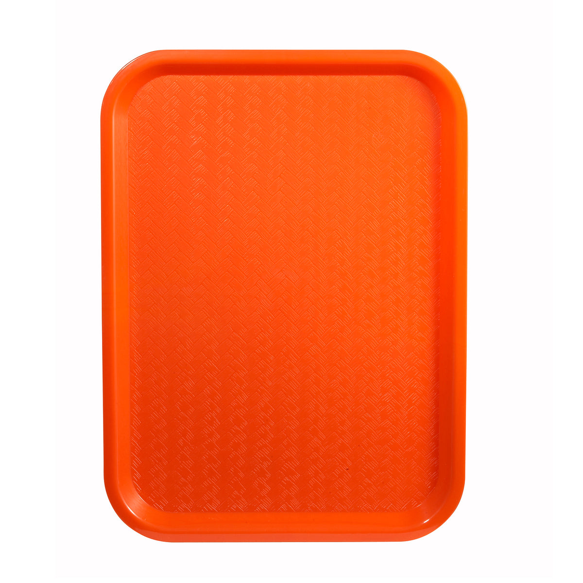 Winco FFT-1014O Fast Food Tray, 10" X 14", BPA Free, Polypropylene, Orange, NSF