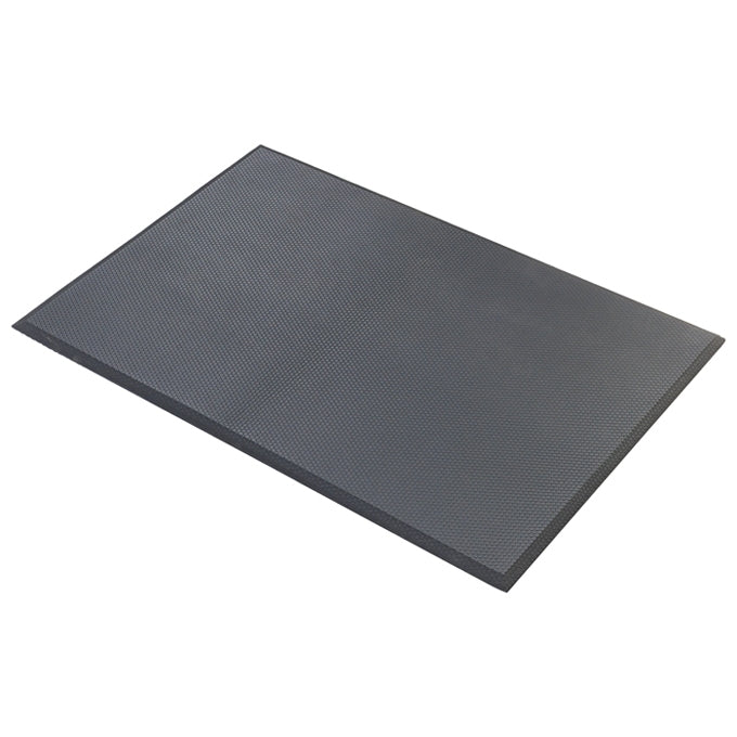 Winco FMG-23K Anti-Fatigue Black Floor Mat - 2' x 3' x 1/2" | rubber