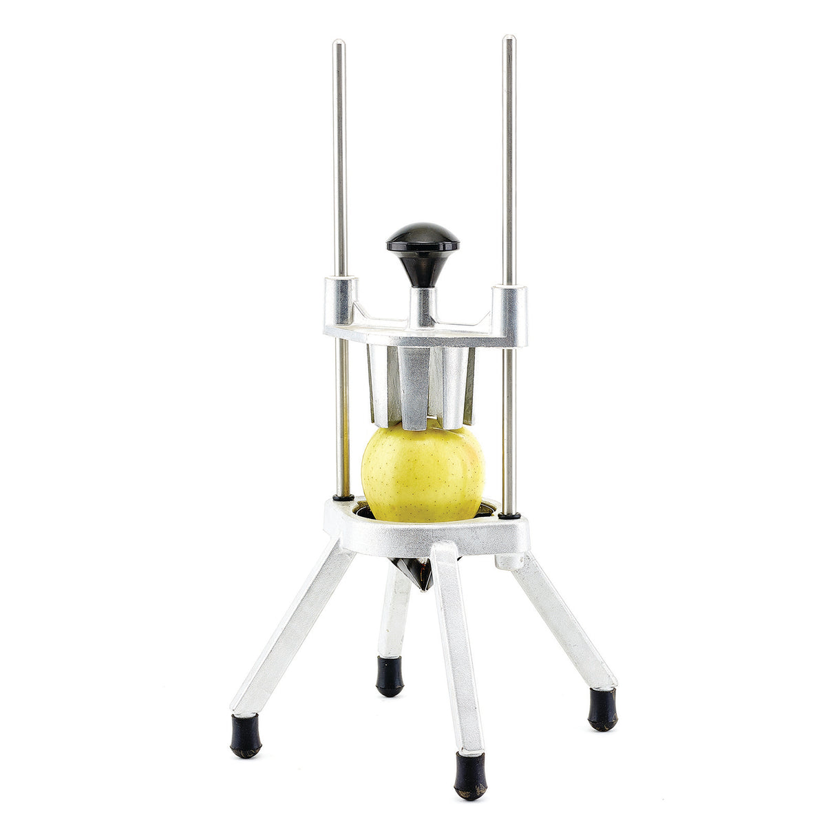 Winco FWS-6 Kattex 6-Section Fruit Wedge Slicer, 3-1/2" Cut Dia, Alum Body, Stainless Steel Blades, Non-Skid | aluminum