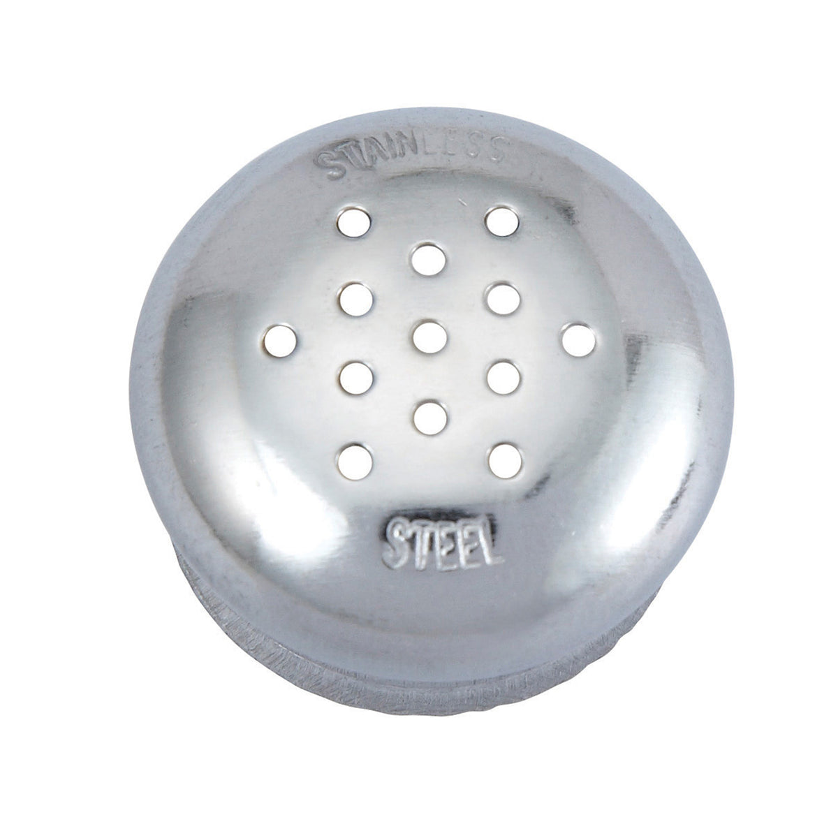Winco G-105C Glass Shaker with Mushroom Cap, Paneled Top, Fits G-105, Glass - 1 Dozen