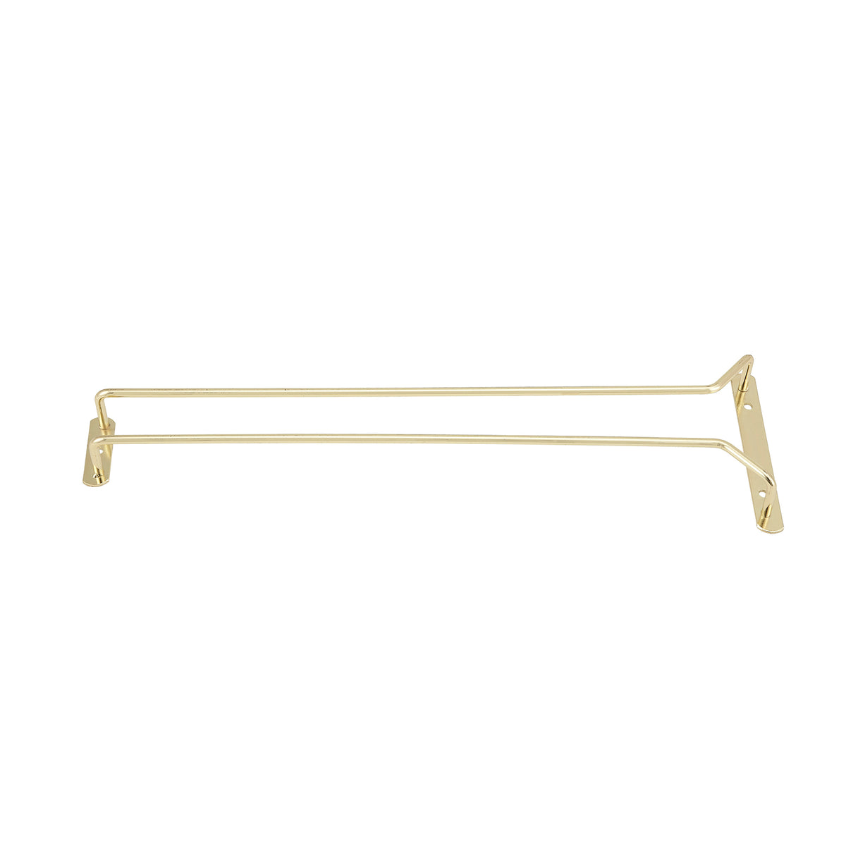 Winco GH-16 16" Wire Glass Hanger, Brass Plated