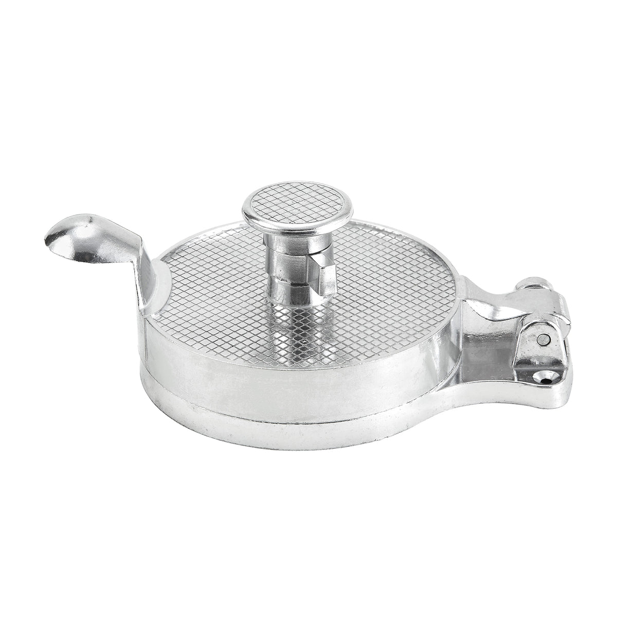 Winco HP-4 4-1/2" Dia. Adjustable Aluminum Hamburger Patty Press, Round, Commercial Grade