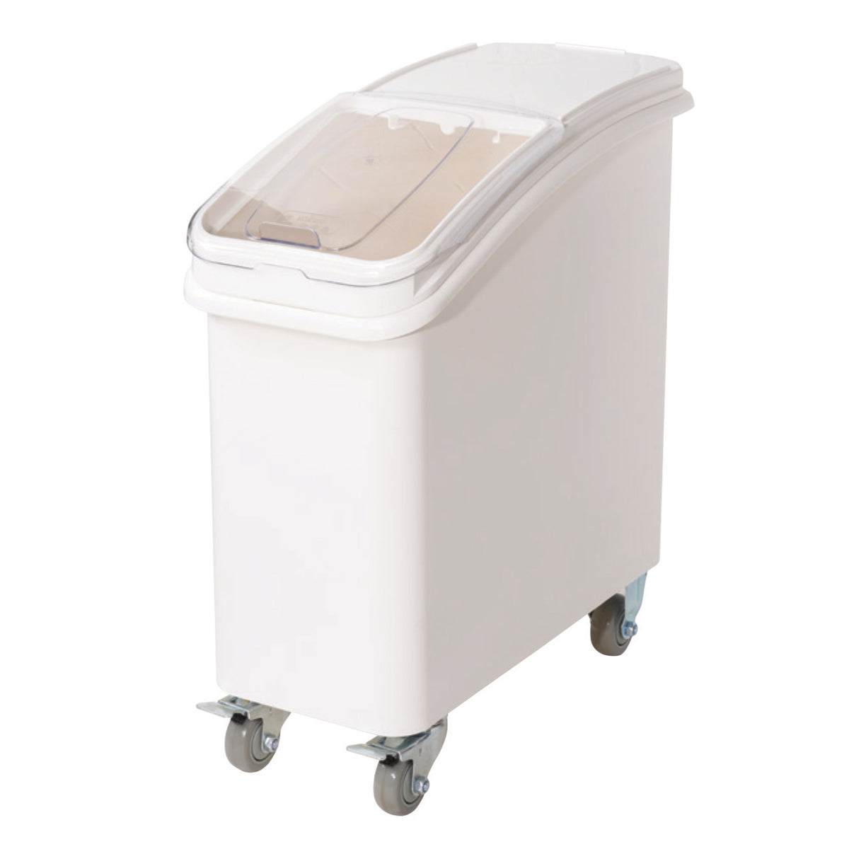 Winco IB-21 21 Gallon Plastic Ingredient Bin w/ Casters | 13" Wide