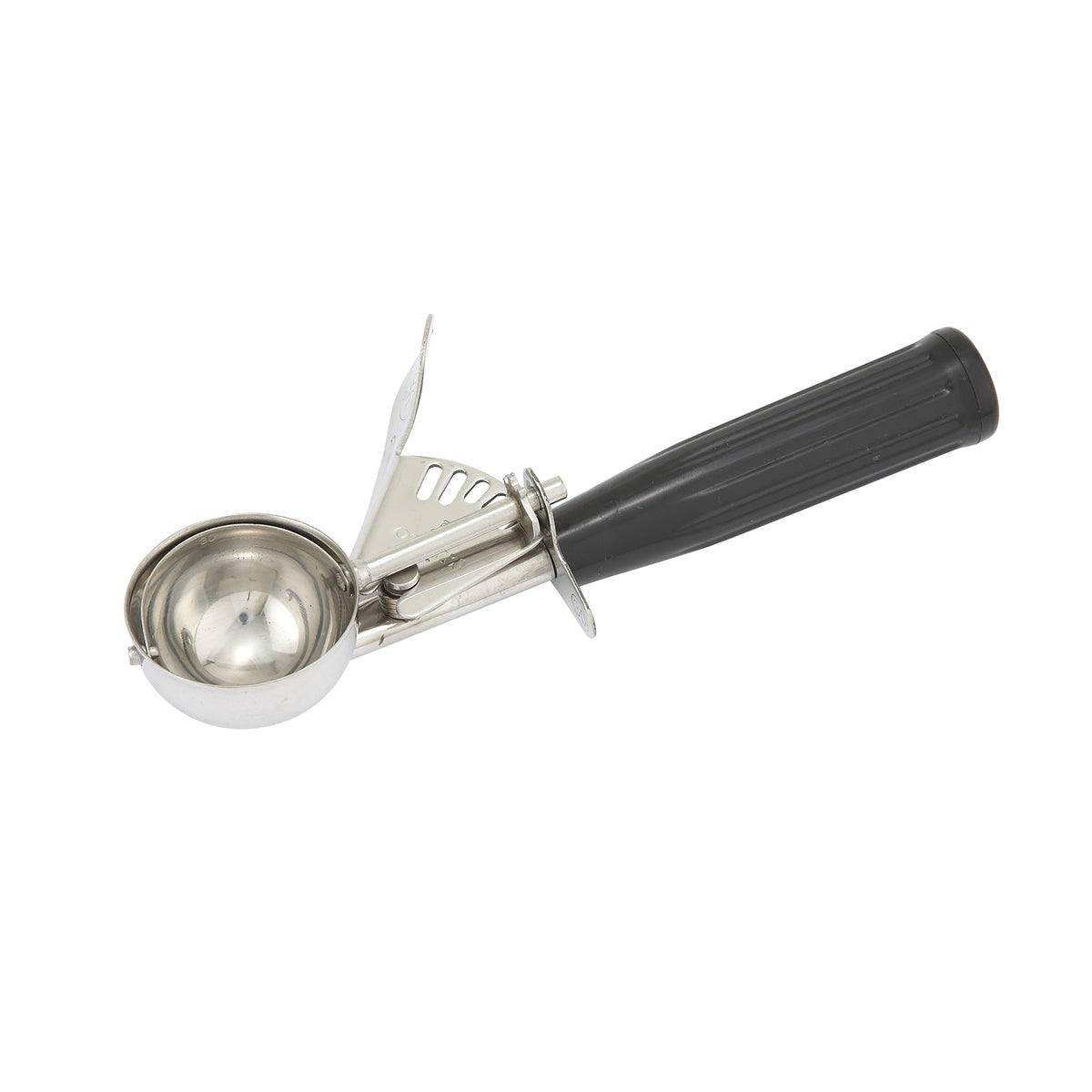 Winco ICD-30 Size 30 Stainless Steel Ice Cream Disher with Plastic Handle | 1 - 1.8 oz