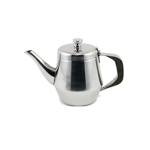 Winco JB2920 20 oz. Stainless Steel Gooseneck Teapot | 18 - 26 oz