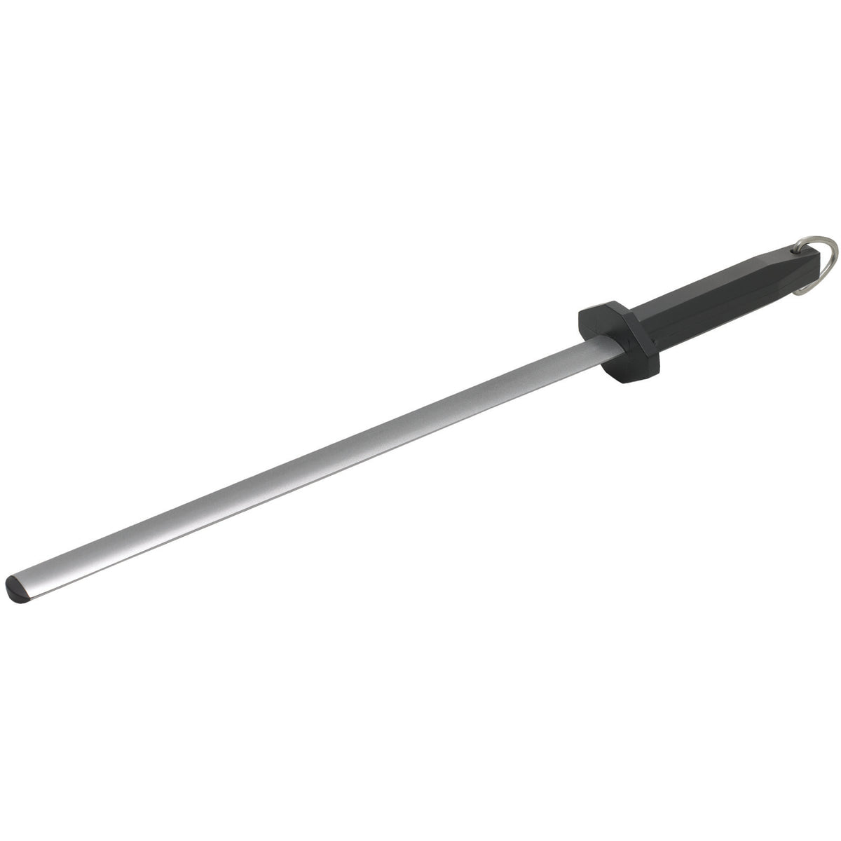 Winco KFP-122 Acero 12" Oval Diamond Coated Knife Steel Sharpener