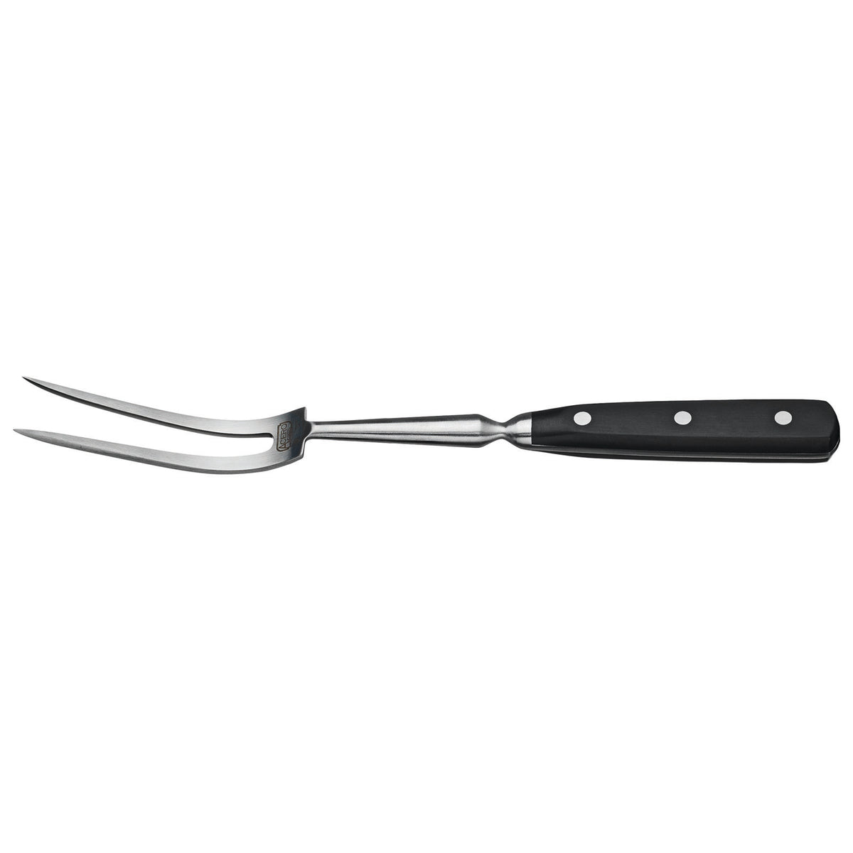 Winco KFP-140 Acero 14" German Steel Carving Fork with POM Handle