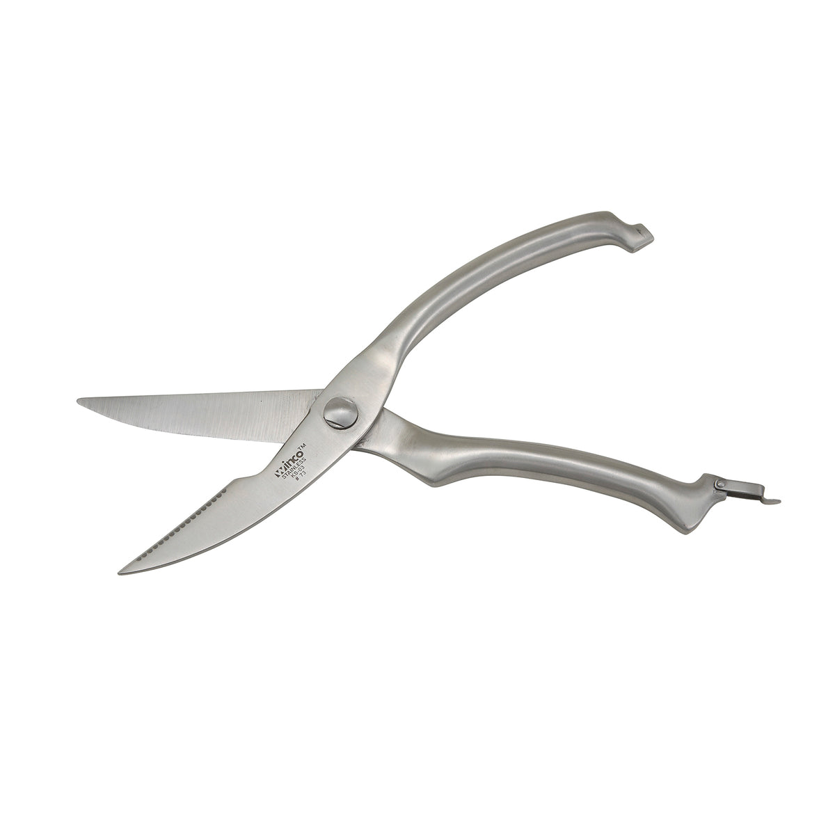 Winco KS-03 Poultry Shears, 10", with Soft Polypropylene Handle, Stainless Steel