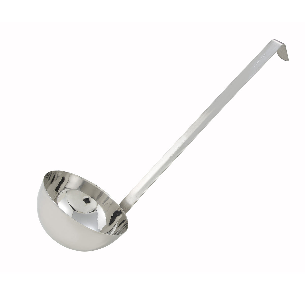 Winco LDT-32 Two-Piece 32 oz Stainless Steel Serving Ladle w/ 16" Handle | 16 to 36 oz