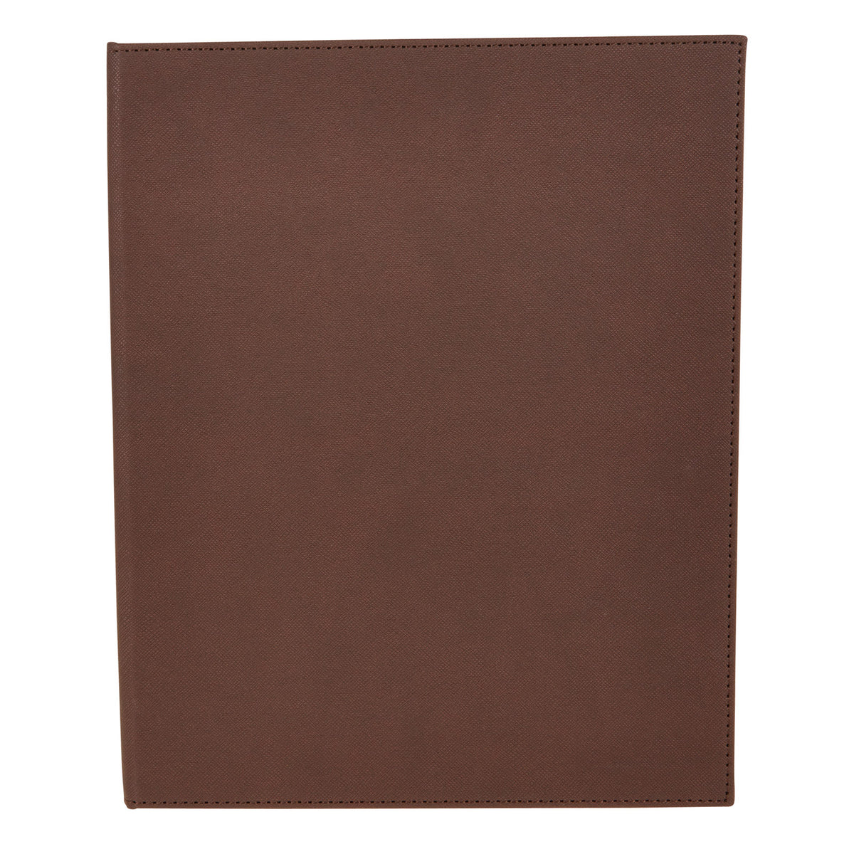 Winco LMD-811BN Menu Cover, Double, Letter Size, Holds 8-1/2" X 11" Paper | leather-like