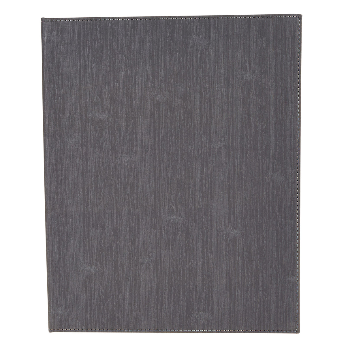 Winco LMD-811GY Menu Cover, Double, Letter Size, Holds 8-1/2" X 11" Paper | leather-like