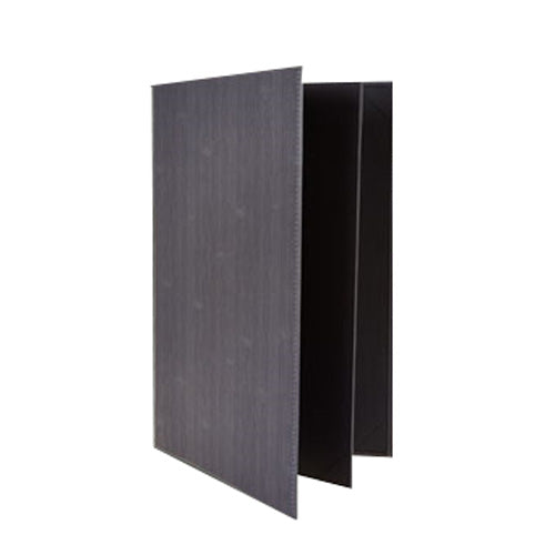 Winco LMF-811GY Menu Cover, Four Views, Letter Size, Holds 8-1/2" X 11" Paper | leather-like