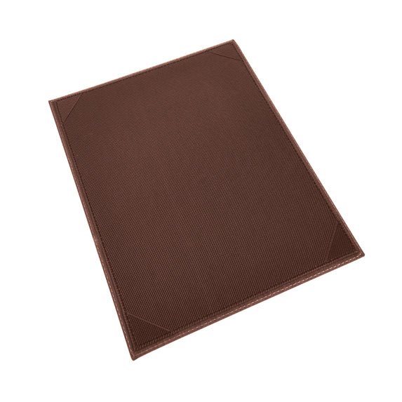 Winco LMS-811BN Menu Cover, Single, Letter Size, Holds 8-1/2" X 11" Paper | leather-like