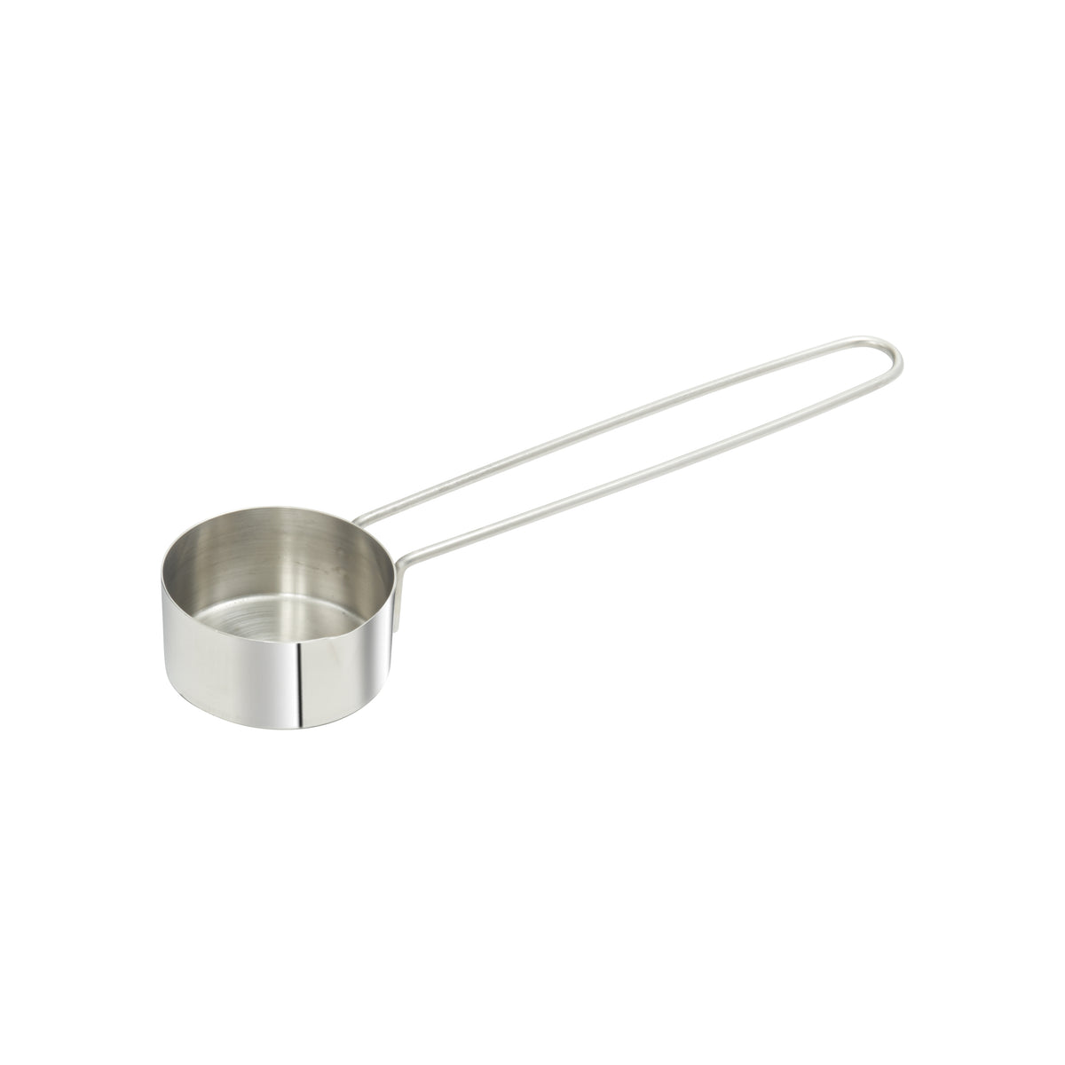 Winco MCPL-025C Measuring Cup, 1/4-Cup, 6" Wire Handle, Stainless Steel | 2 oz = 1/4 cup