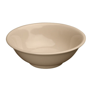 Winco MMB-32 32 oz Tan Melamine Rimless Bowl 7.5" Dia Heat-Resistant 212°F Dishwasher Safe - 1 Dozen