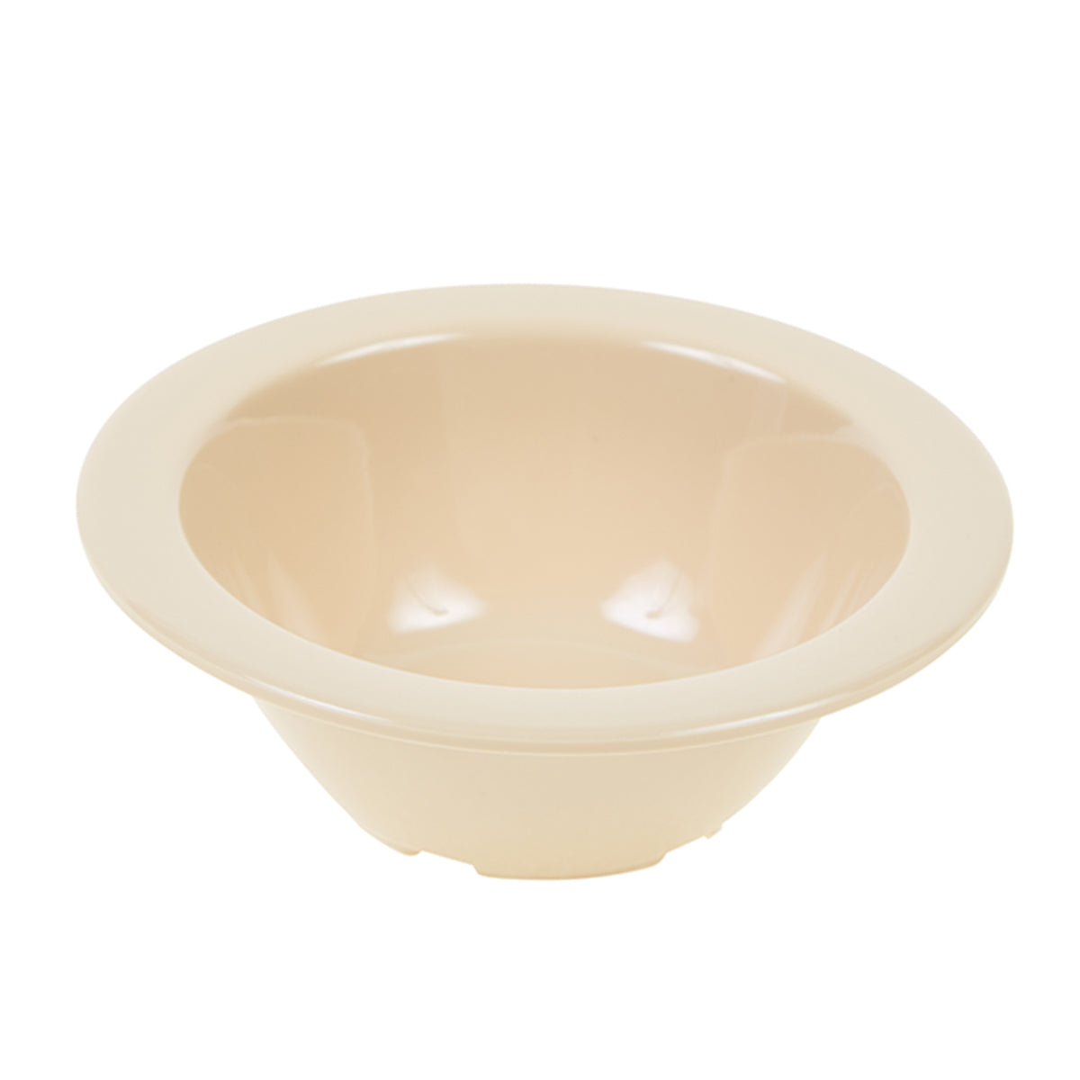 Winco MMB-5 Round Fruit Bowl, 5 oz, 4-3/4" Dia, Tan Melamine, Dishwasher Safe - 1 Dozen | 4 - 5 oz