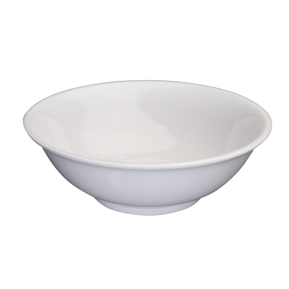 Winco MMB-52W 52 oz White Rimless Melamine Bowl, 8-1/2″ Diameter, 212°F, Dishwasher Safe - 1 Dozen | 8.5" Wide