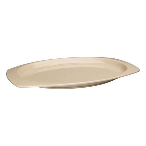 Winco MMPT-117 Rectangular Melamine Platter, 11.5" x 7.5" Tan, NSF Approved, Serveware - 1 Dozen