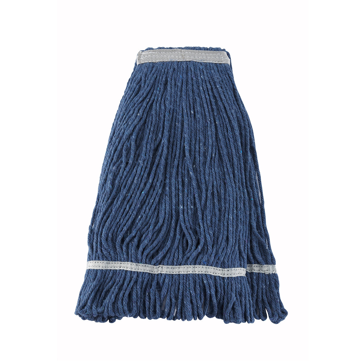 Winco MOP-24 Wet Mop Head, 24 oz. (680g), Loop-End, 1-1/4" Band, Blue | 24 oz (#24)