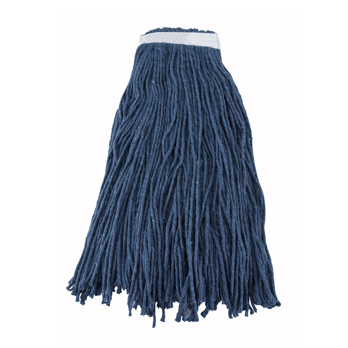 Winco MOP-32C Wet Mop Head, 32 oz. (900g), Cut-End, 1-1/4" Band, Blue | 32 oz (#32)