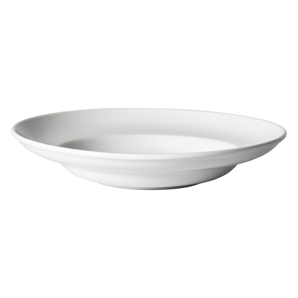 Winco MPB-22 Mediterranean Pasta Bowl, 22 oz (12" dia x 2.5" H), round white porcelain - 1 Dozen