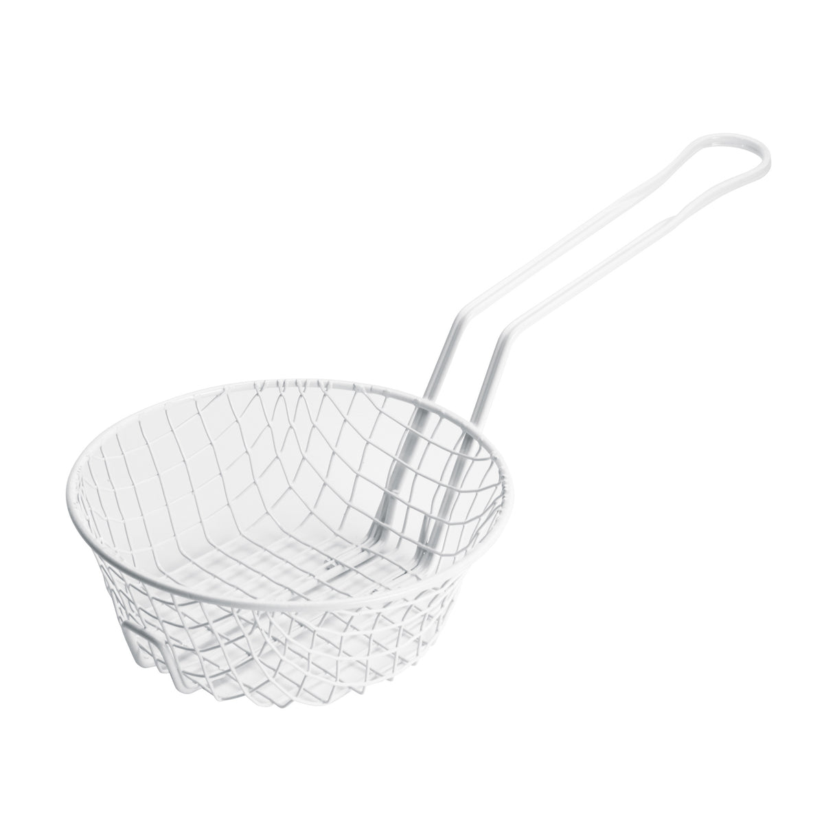 Winco MSBW-08 8" Breading Basket w/ Non-Stick White Plastic Coating | aluminum housing