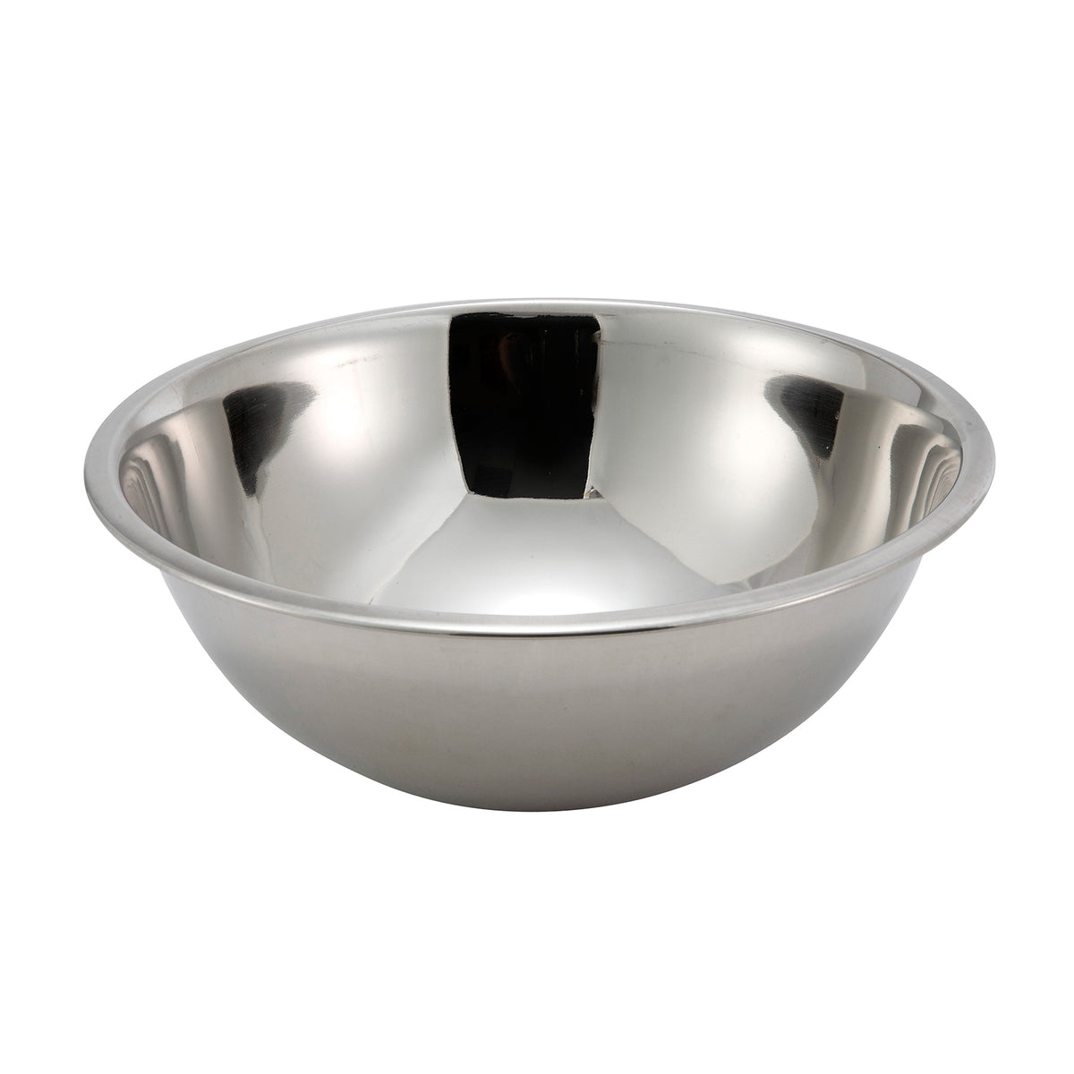 Winco MXB-500Q 5 Qt. Standard Weight Economy Mixing Bowl - Stainless Steel | 4 - 5 qt