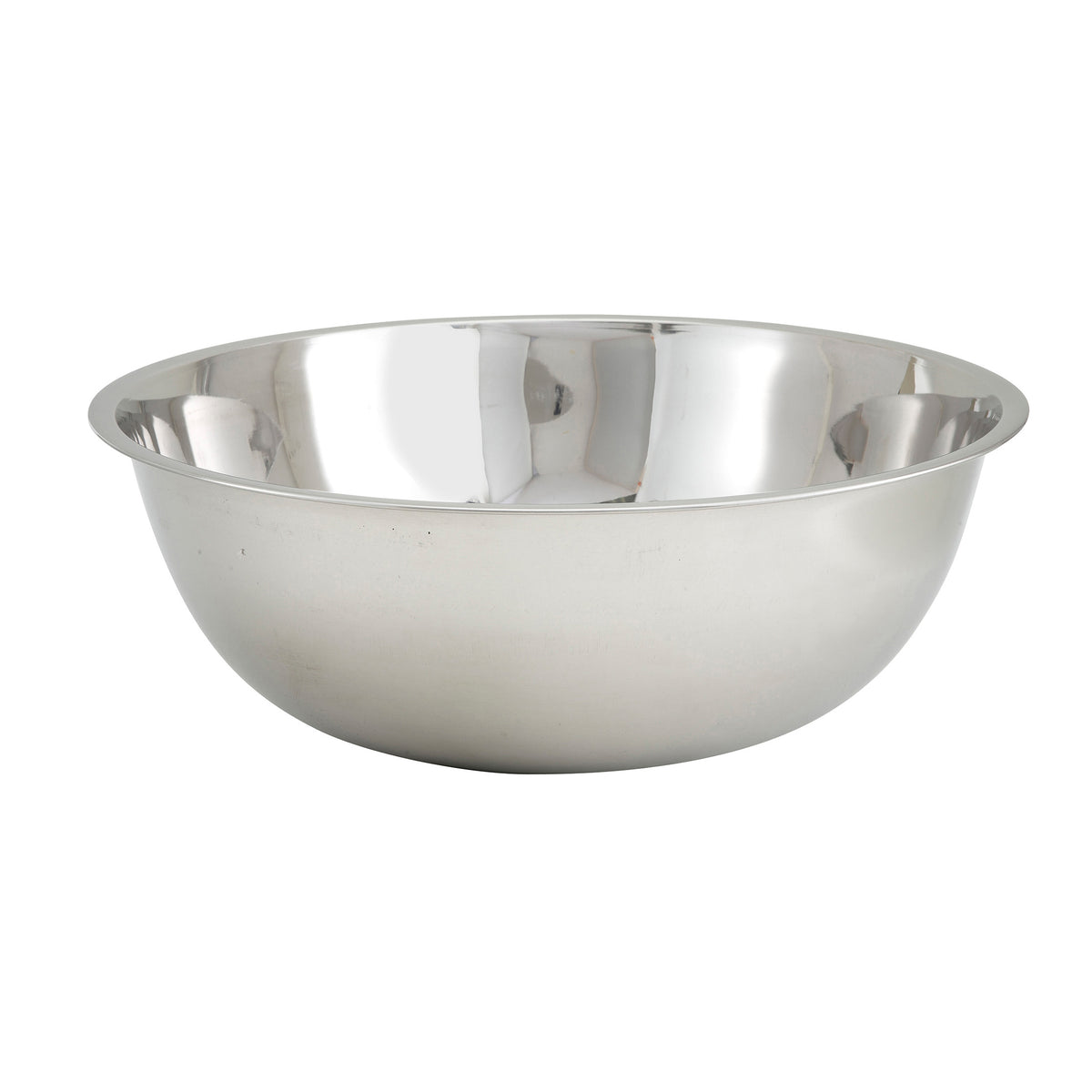 Winco MXBT-2000Q 20 Qt. Stainless Steel All Purpose Mixing Bowl | 20 - 30 qt