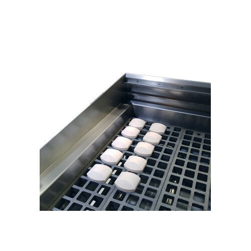 Winco NGCB-P11-2 Winco NGCB-P12-2 24" Charbroiler Briquette Kit with 24" tube, 2 Bags, 2 Rack Boxes - 1/Pack