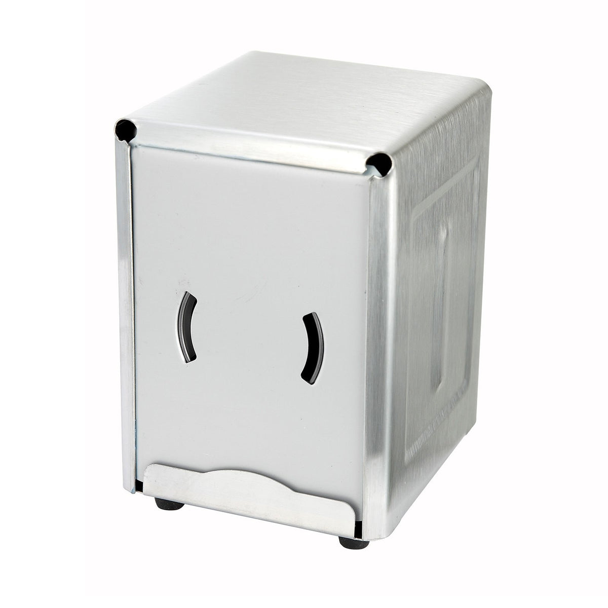 Winco NH-5 Countertop Half-Size Napkin Dispenser - Stainless Steel | 3.5" Wide