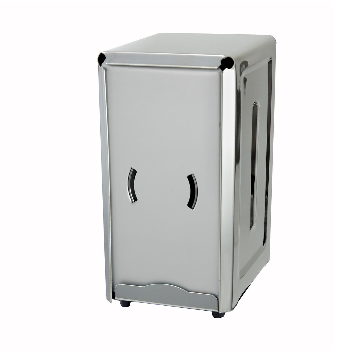 Winco NH-7 Countertop Full-Size Napkin Dispenser - Stainless Steel | 3.5" Wide