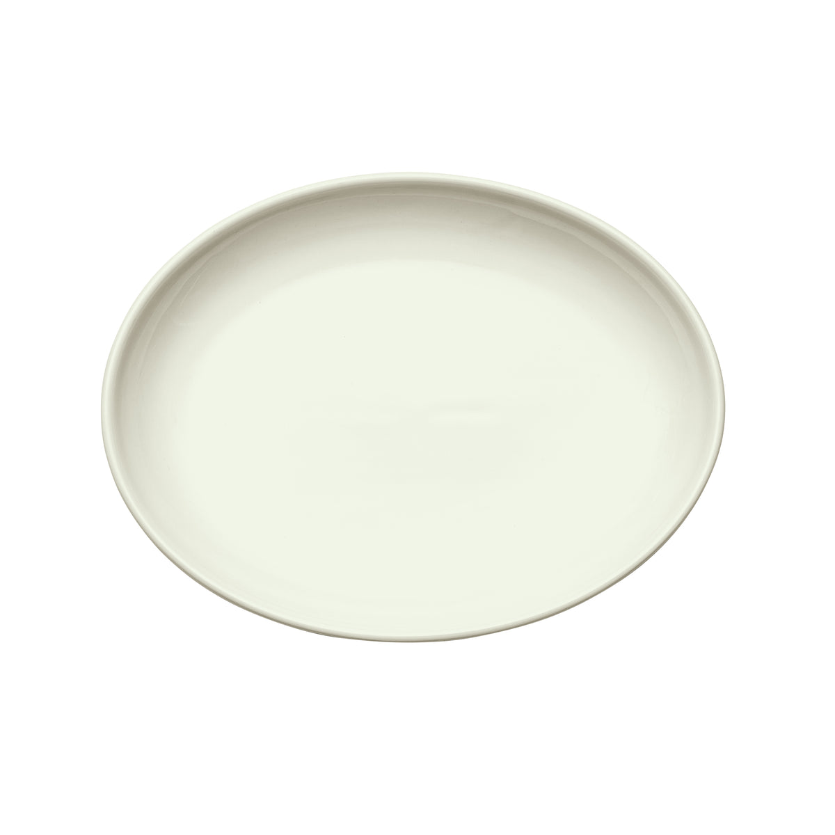 Winco OKP-95PL-AW Oval Porcelain China Platter, 9-1/2" W x 7-1/4" D x 1-1/4" H, American White Finish, 1 Dozen